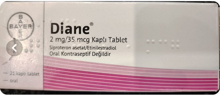 قرص دیان Diane 35 بایر (21 عددی)انقضا 2029